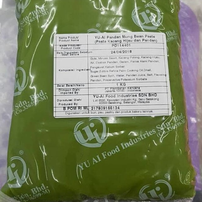 Selai YUAI Kacang Hijau